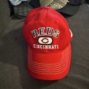 Cincinnati Reds Hat Cap Red Black Adjustable MLB Baseball Fan Favorite One Size